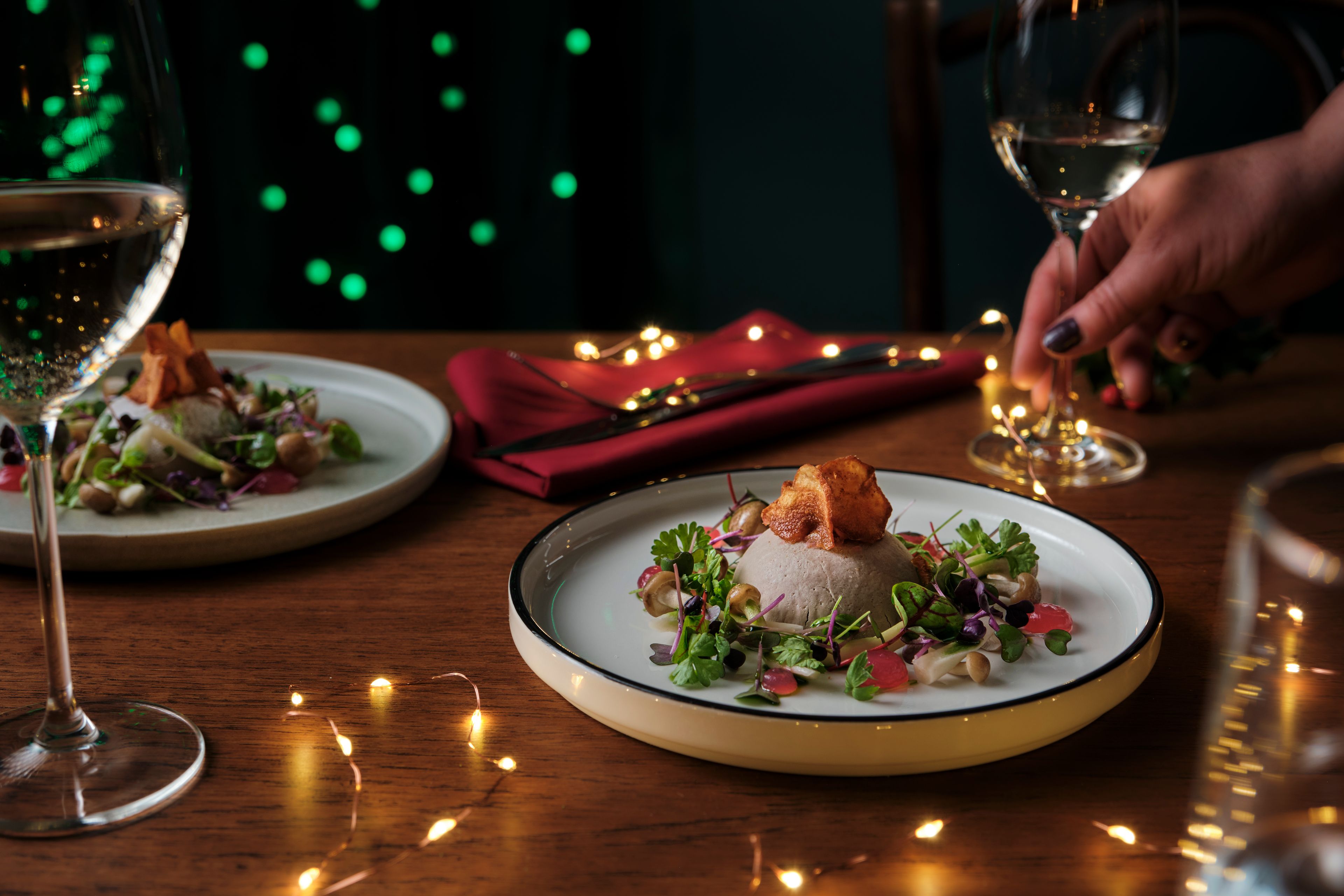 terrine dish from festive menu