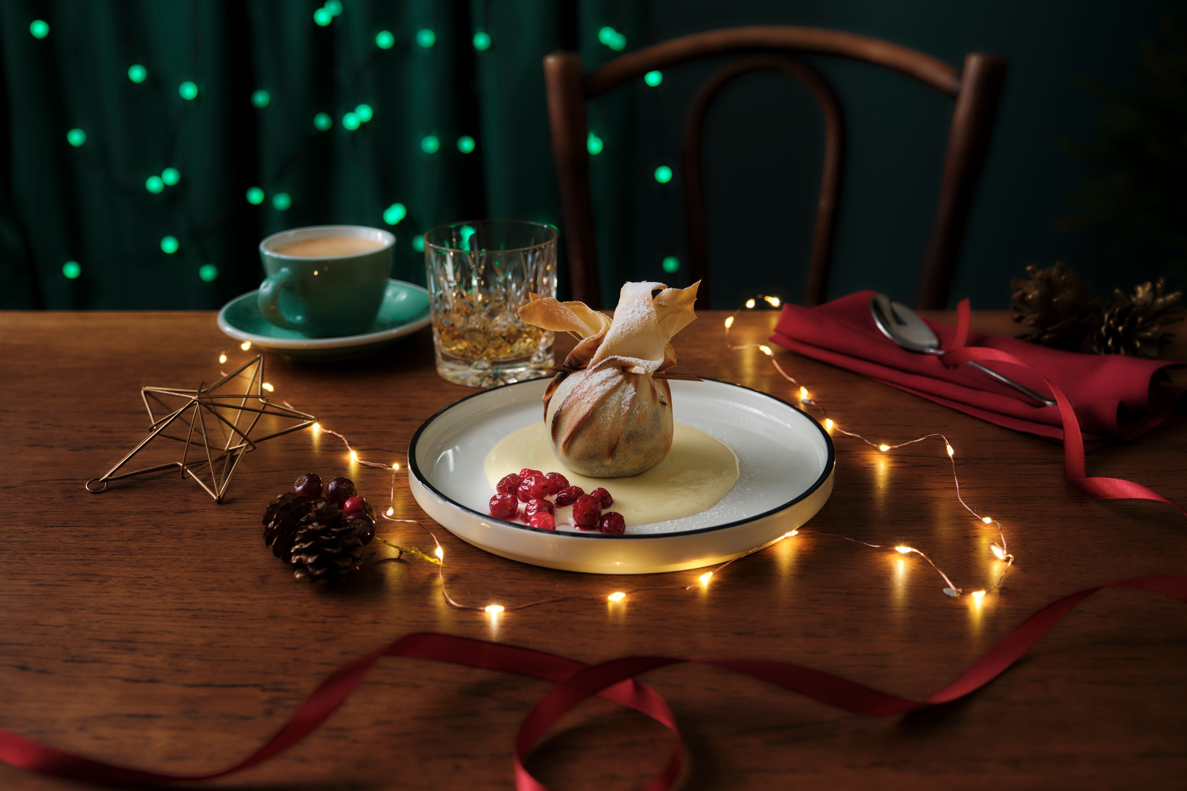 christmas pudding dessert
